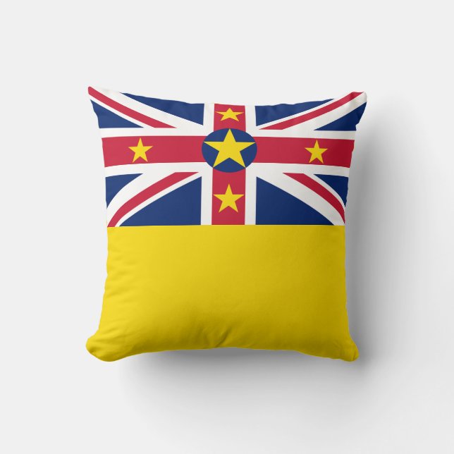 Coussin Drapeau de Niue (Recto)