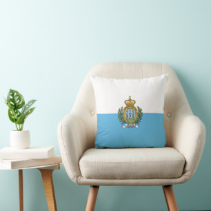 Coussin Drapeau de Saint-Marin