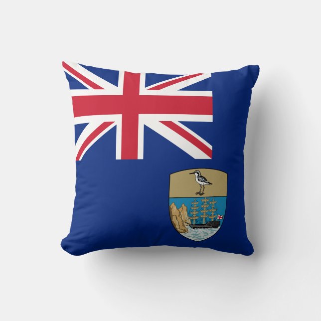 Coussin Drapeau de Sainte-Hélène (Recto)