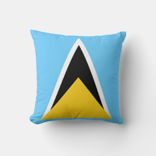 Coussin Drapeau de Sainte-Lucie