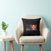 Coussin Drapeau de sapeur-pompier et croix de Florian (Chaise)