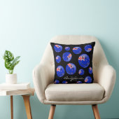 Coussin Drapeau de sourire de la Nouvelle Zélande (Chaise)