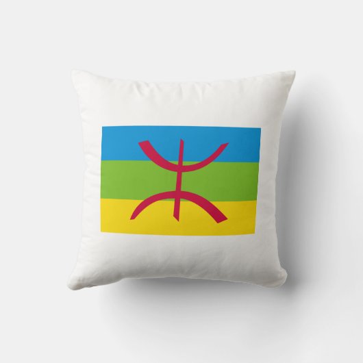 Coussin Drapeau de tamazight (Verso)