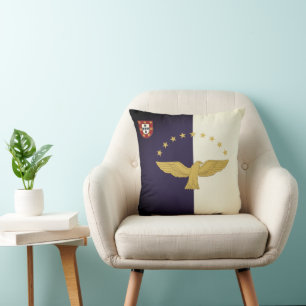Coussin Drapeau des Açores, Portugal