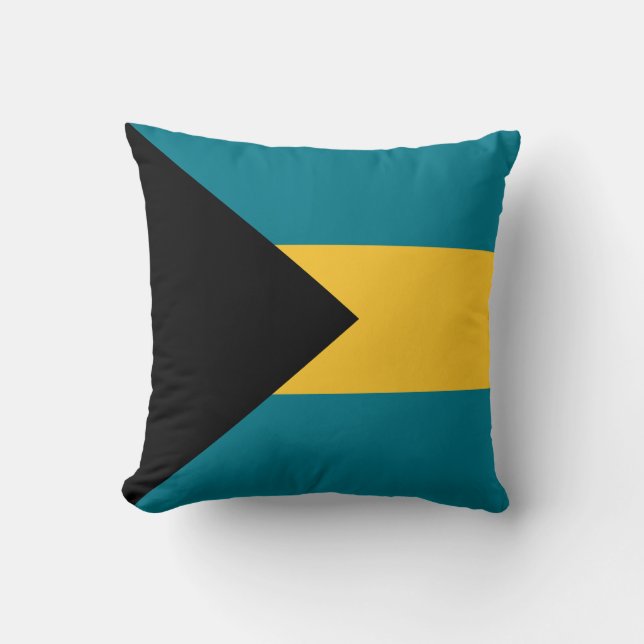 Coussin Drapeau des Bahamas (Recto)