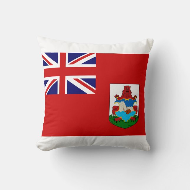 Coussin Drapeau des Bermudes (Recto)