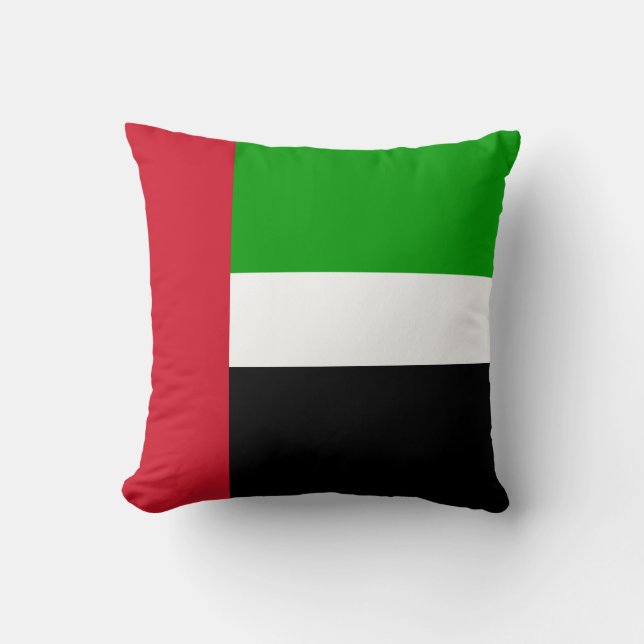 Coussin Drapeau des Emirats Arabes Unis (Recto)