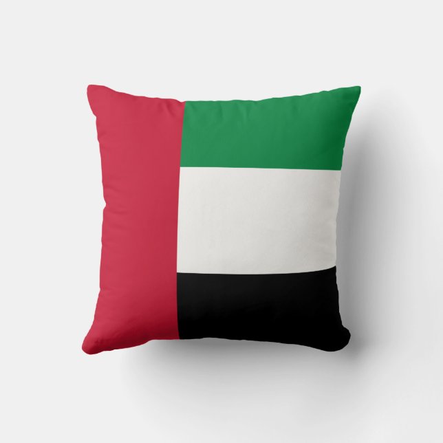 Coussin Drapeau des Émirats arabes unis (Verso)