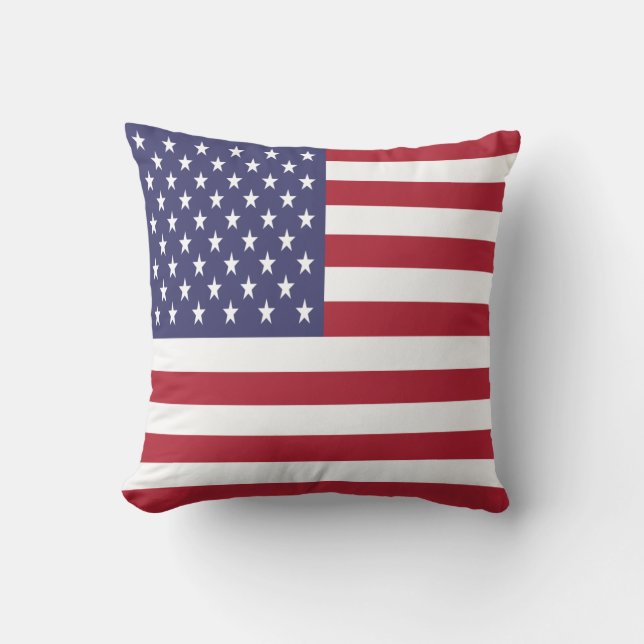 Coussin Drapeau des États-Unis (Recto)
