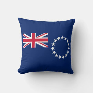 Coussin Drapeau des Îles Cook