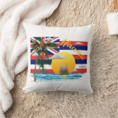 Coussin Drapeau des îles Hawaii (Couverture)