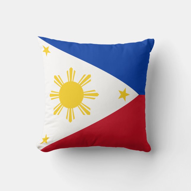 Coussin Drapeau des Philippines (Recto)