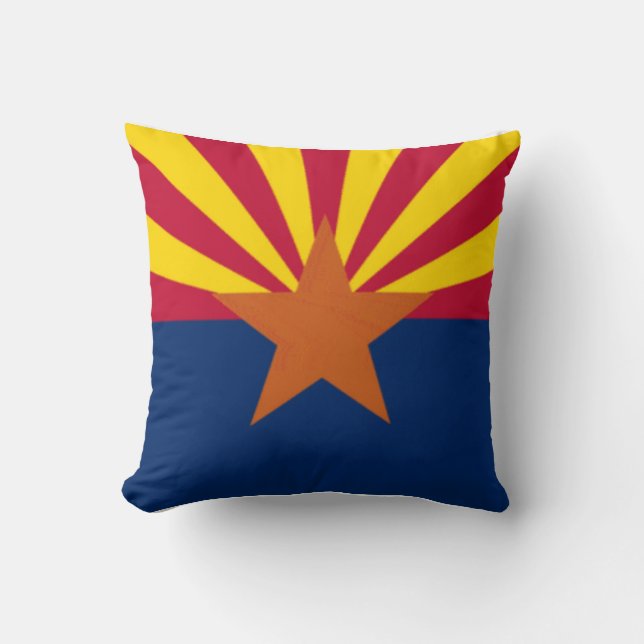 Coussin Drapeau d'État de l'Arizona (Recto)