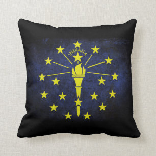 Coussin Drapeau d'état de l'Indiana