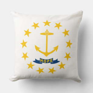 Coussin Drapeau d'État de Rhode Island