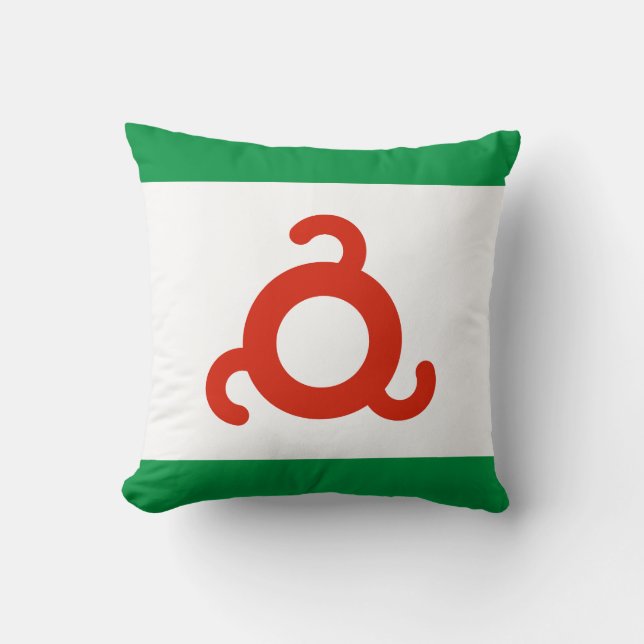Coussin Drapeau d'Ingushetia (Recto)