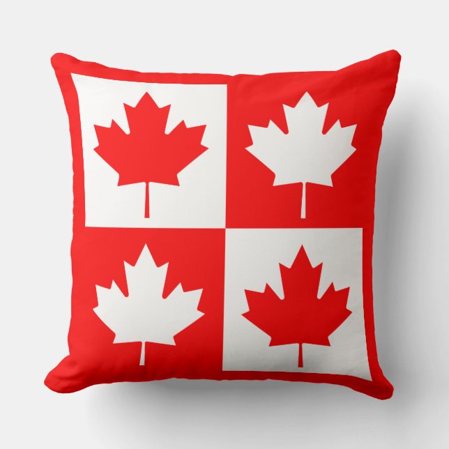 Coussin Drapeau du Canada (Recto)