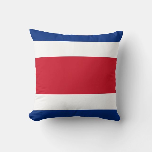 Coussin Drapeau du Costa Rica (Recto)