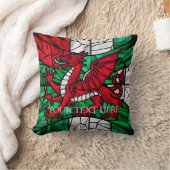 Coussin Drapeau du dragon rouge gallois (Couverture)
