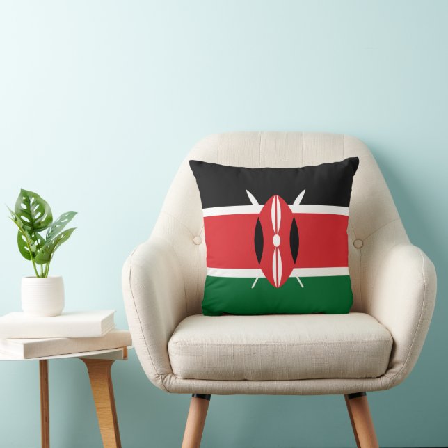 Coussin Drapeau du Kenya (Chaise)