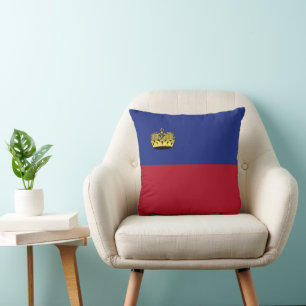 Coussin Drapeau du Liechtenstein