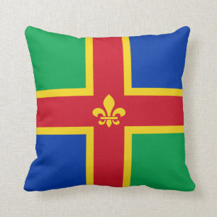 Coussin Drapeau du Lincolnshire