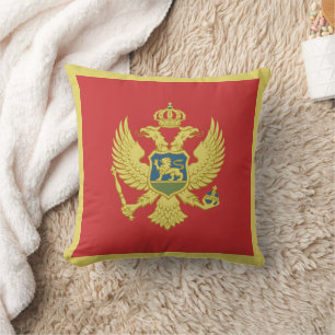 Coussin Drapeau du Monténégro