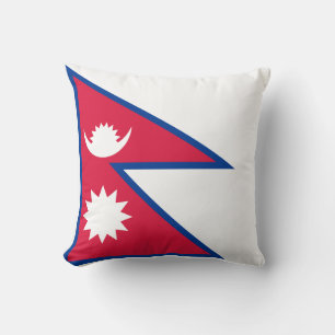 Coussin Drapeau du Népal
