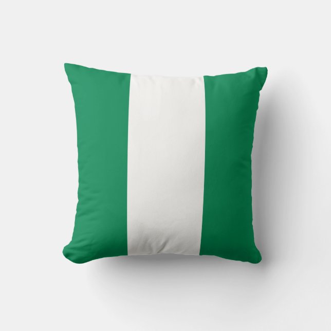 Coussin Drapeau du Nigeria (Recto)