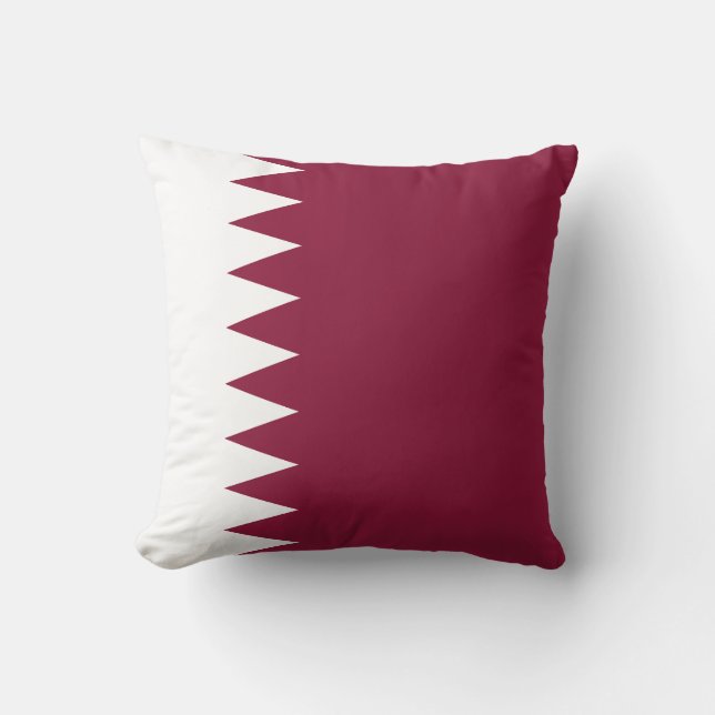 Coussin Drapeau du Qatar (Recto)