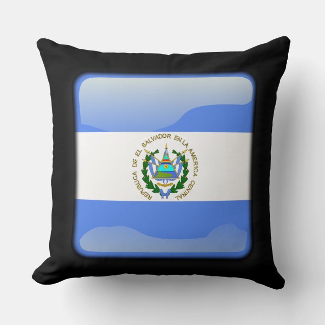 Coussin Drapeau du Salvador (Recto)