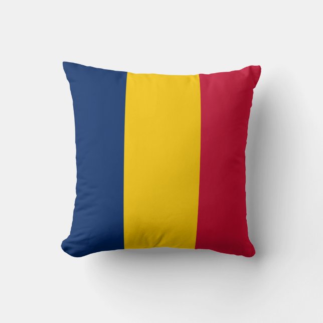 Coussin Drapeau du Tchad (Recto)