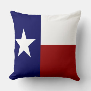 Coussin Drapeau du Texas Patriotique Très Cool