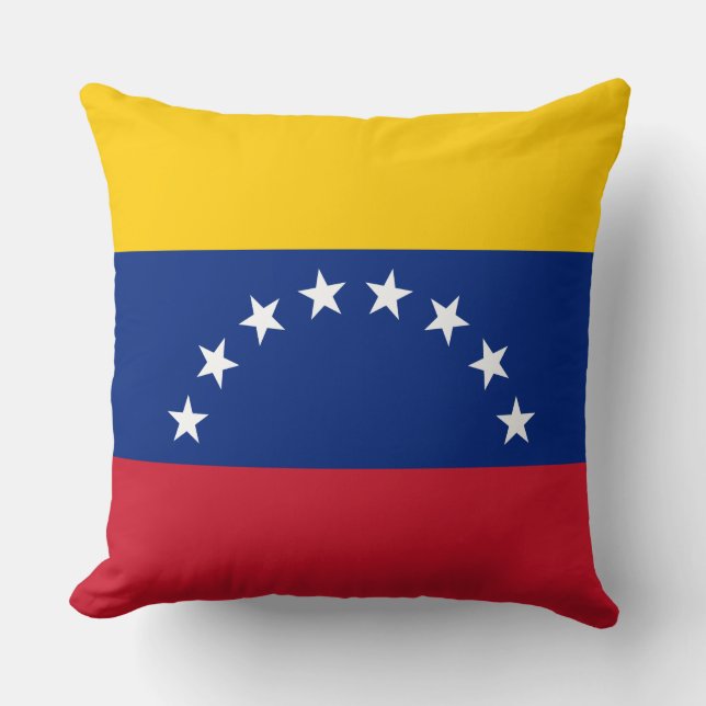 Coussin Drapeau du Venezuela (Recto)