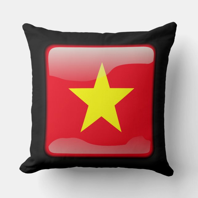 Coussin Drapeau du Vietnam (Recto)