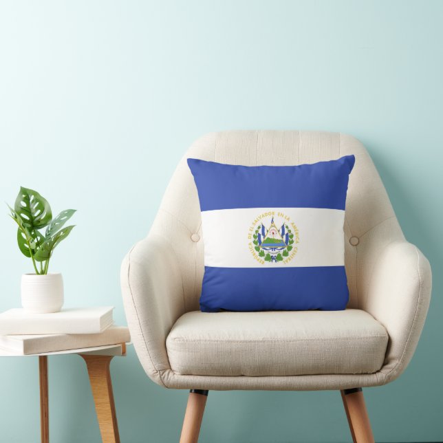 Coussin Drapeau El Salvador (Chaise)