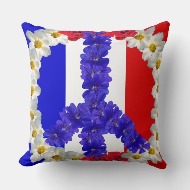 Coussin drapeau français (Recto)