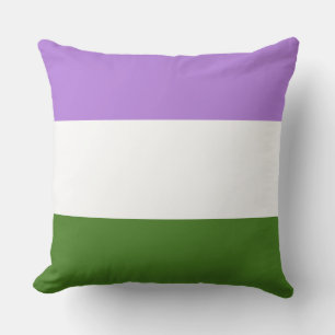 Coussin Drapeau Genderqueer