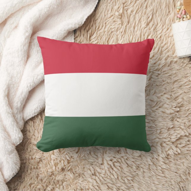 Coussin Drapeau Hongrie tricolore (Couverture)