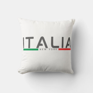 Coussin Drapeau italien minimaliste New York italien