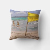 Coussin Drapeau jaune Barbade 2010 (Verso)