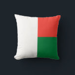 Coussin Drapeau Madagascar<br><div class="desc">Drapeau patriotique de Madagascar.</div>
