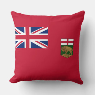 Coussin Drapeau Manitoba