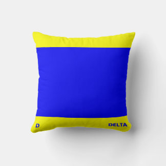 Coussin Drapeau maritime D — Delta