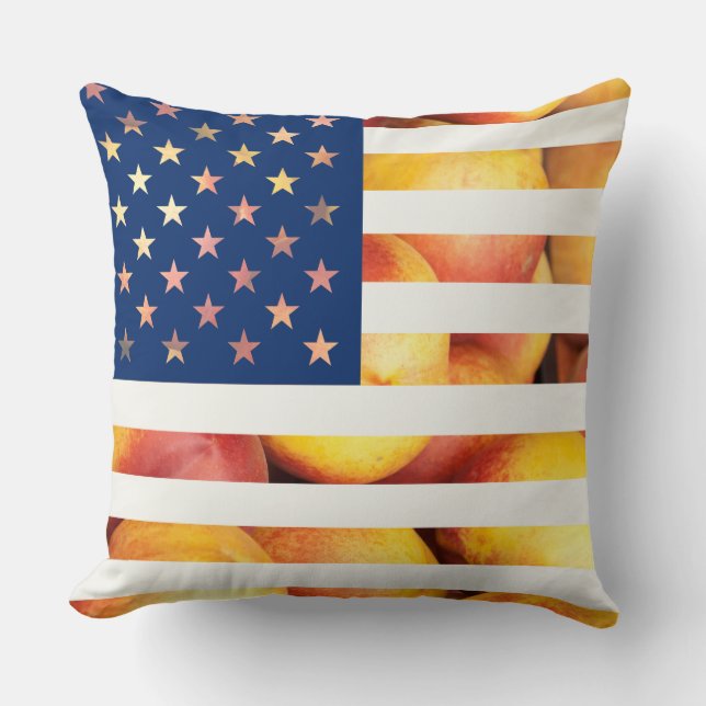 Coussin Drapeau modèle des États-Unis d'Amérique (Recto)