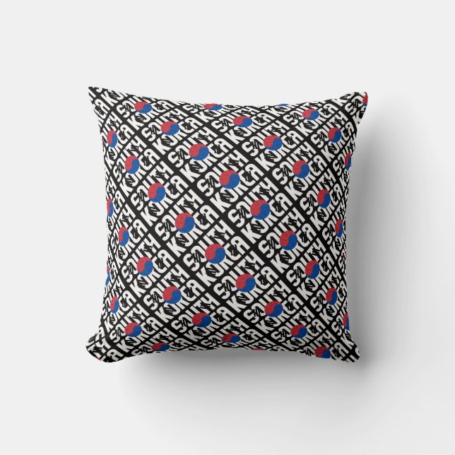 Coussin Drapeau national de Corée du Sud (Recto)
