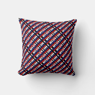 Coussin Drapeau national de Croatie magnifique