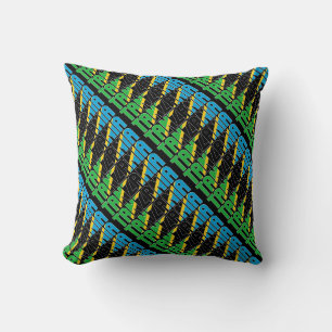 Coussin Drapeau national de Tanzanie magnifique