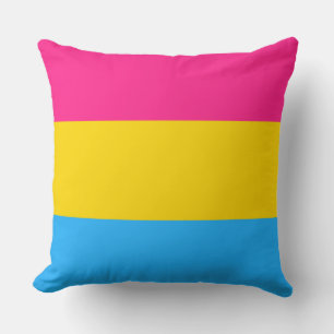 Coussin Drapeau Pansexuel