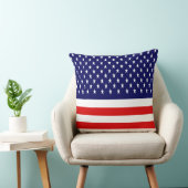 Coussin Drapeau patriotique américain (Chaise)